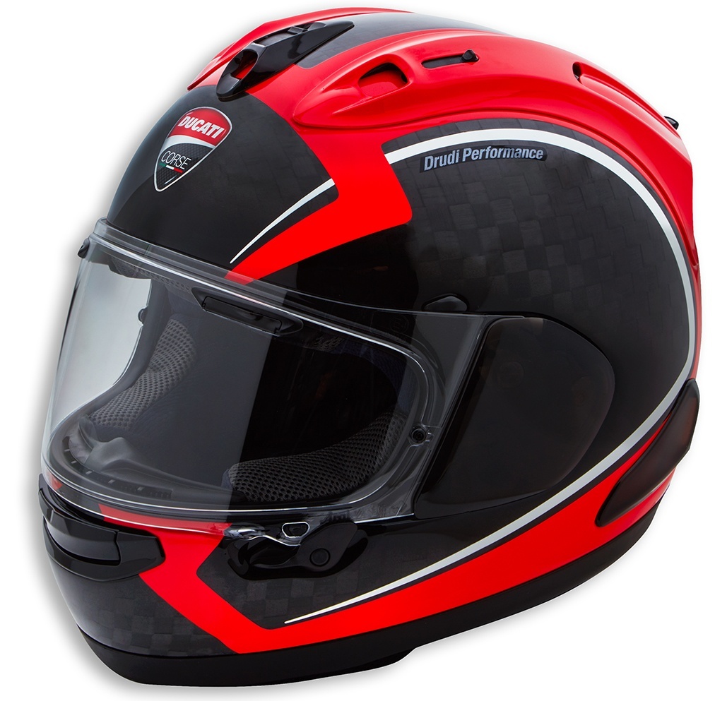 Warranty extended to 5 years on all Ducati by Arai helmets in the collection