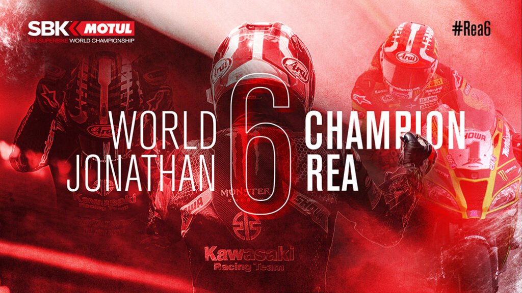 Jonathan Rea crowned 2020 WorldSBK Champion