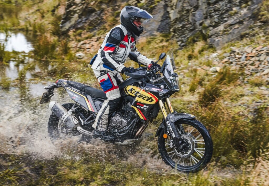 K-tech Yamaha Tenere Adventure Bike Test Days At Mick Extance Off-road Experience