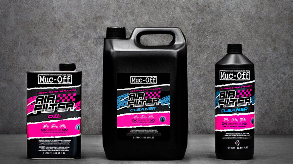Muc-Off Launches New Air Filter Cleaner and Oil Range