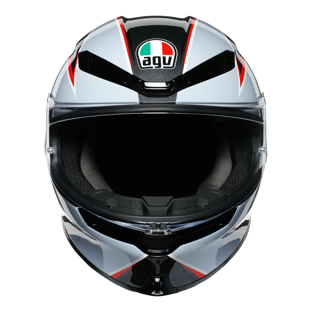 Agv K6 Flash Matt Black/grey/red