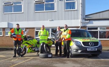 Avon Tyres To Support Leicestershire & Rutland Blood Bikes