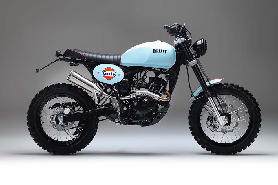 Bullit Motorcycles Unveil Special Limited Edition-livery-celebrating-new-partnership-with-gulf-oil