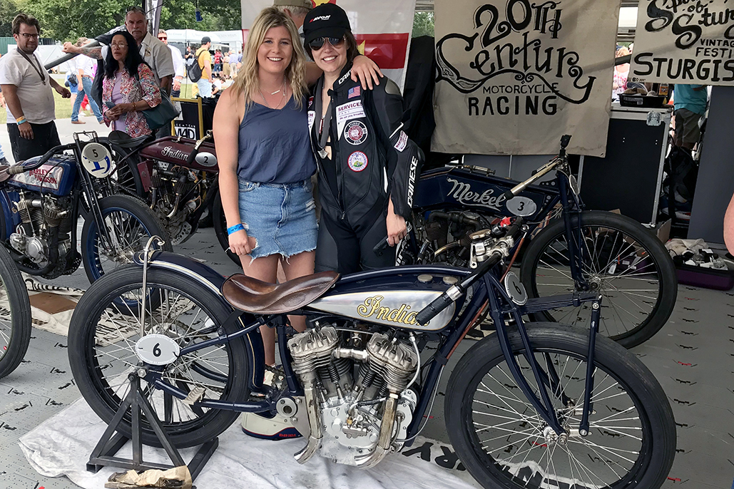 Brittney Olsen Debuts 1928 Indian Chief Racer At Goodwood Festival Of Speed