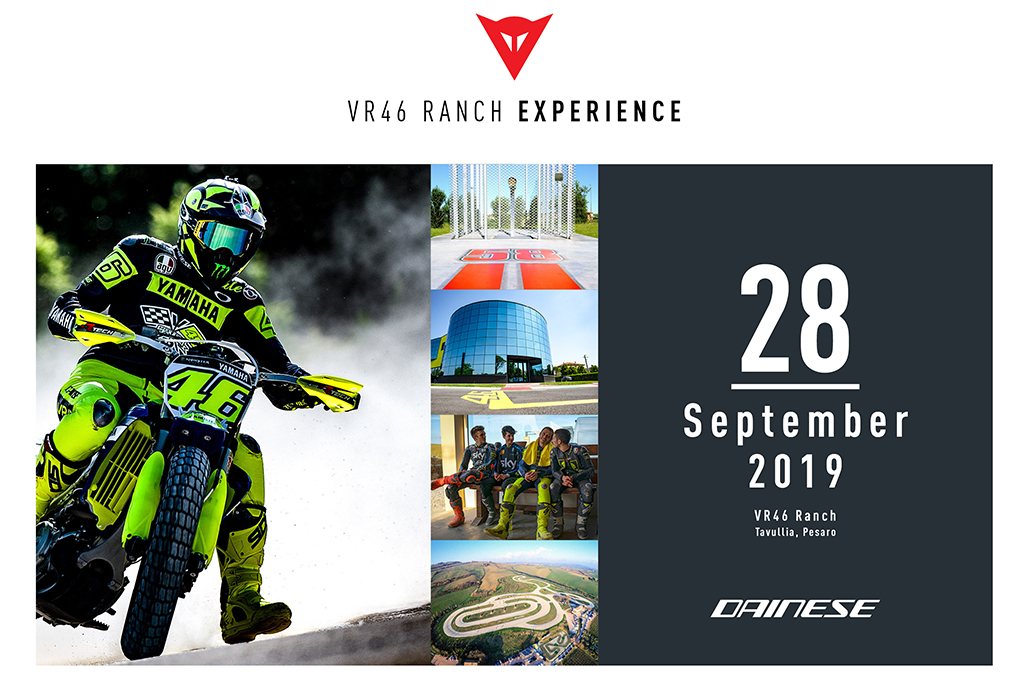 Dainese gets you to Ranch with Valentino Rossi