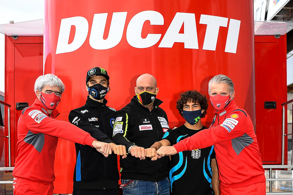 Enea Bastianini and Luca Marini will be the two Ducati riders of the Esponsorama Racing team in 2021