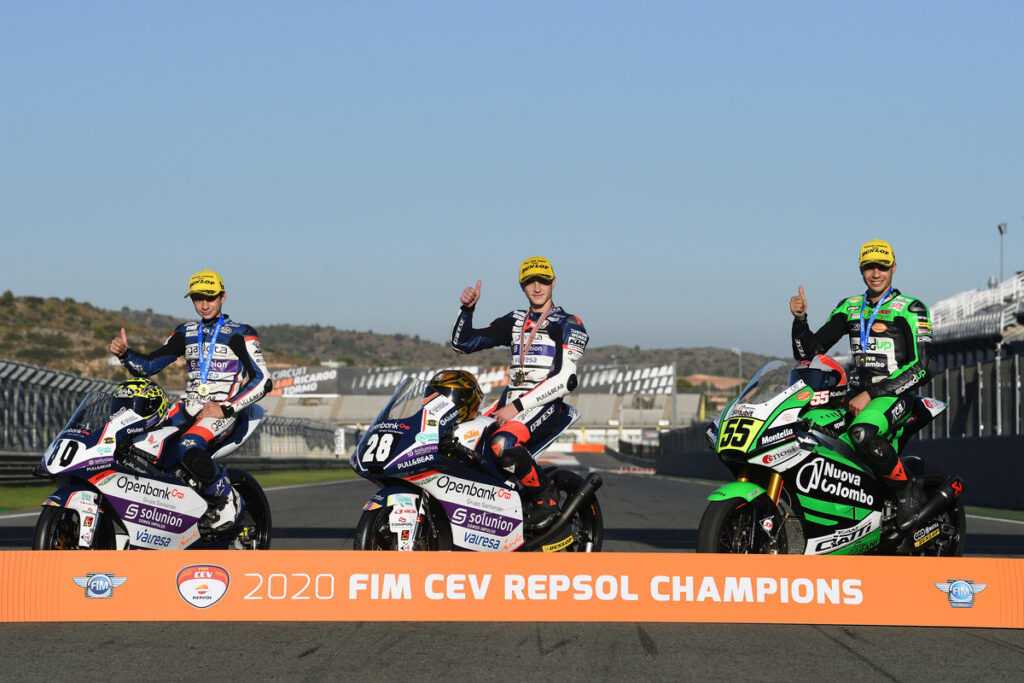 Final corner collisions conclude final Champions of 2020 FIM CEV Repsol season