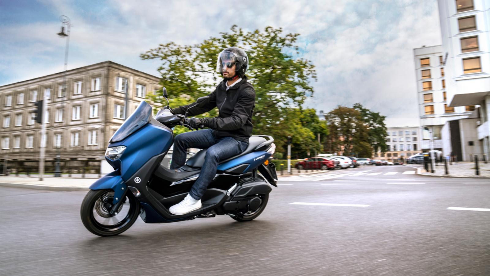 For 2021 Yamaha offers the New NMAX 125/155 and new D’elight 125