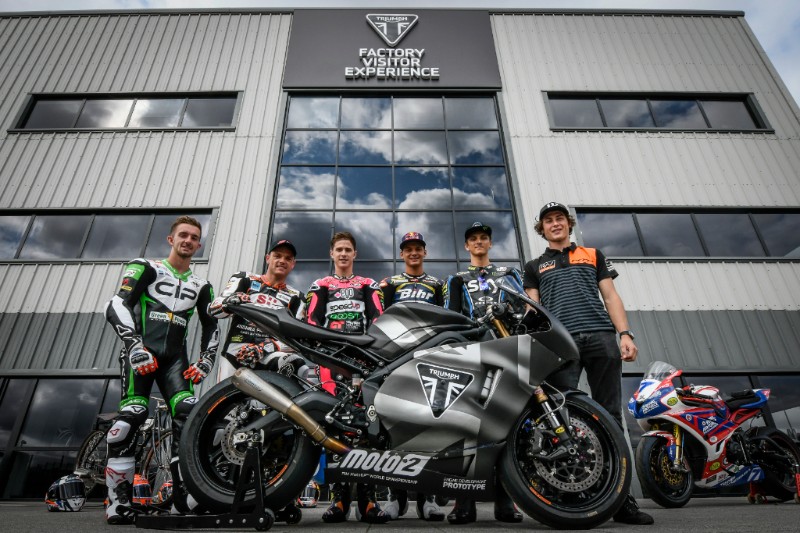 Full factory: rider visit prefaces a Triumphant new era