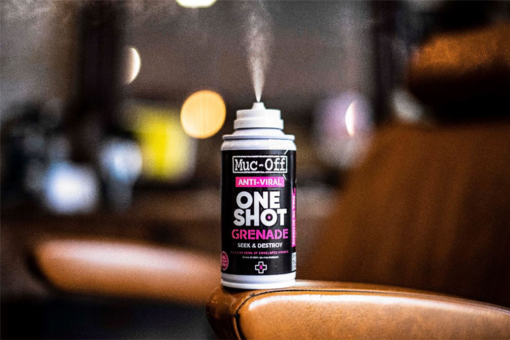 Muc-Off Launches New Anti-Viral ONE SHOT Grenade