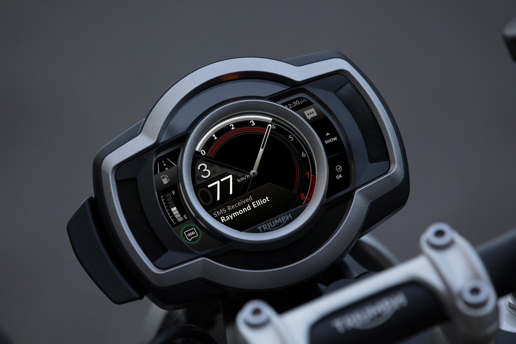 New 2019 Triumph Tft Connectivity System