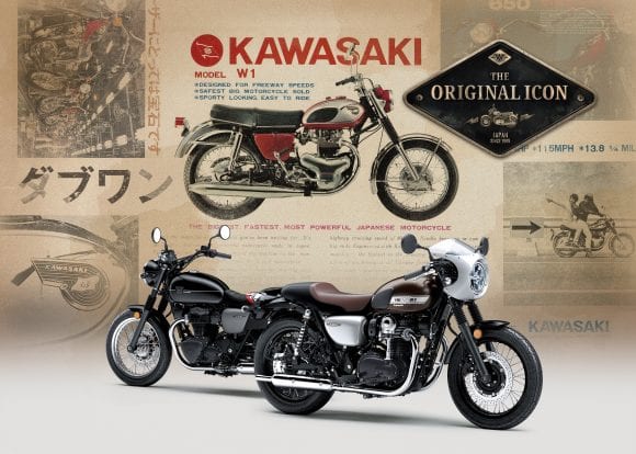 New 2019 Kawasaki W800 Street and W800 CAFE unveiled for first time in Europe at 2018 Motorcycle Live