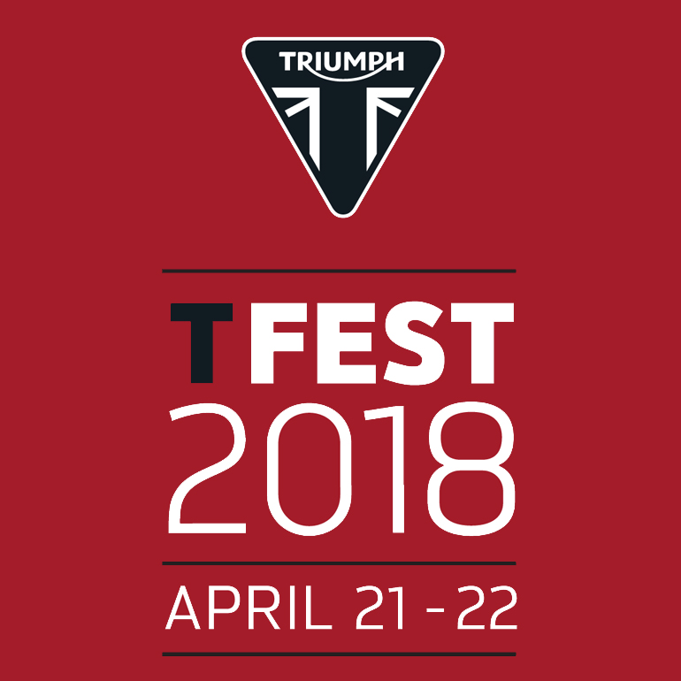 Triumph’s Tfest Annual Dealer Open Weekend Announced