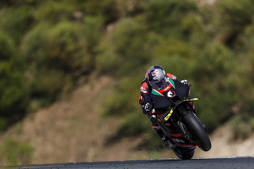 Andrea Dovizioso And Aprilia At Jerez