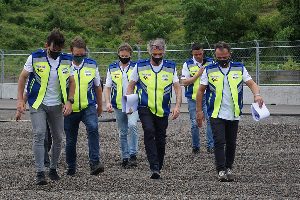 Fim And Dorna Representatives Visit Mandalika International Street Circuit