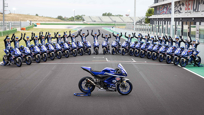 2021 Yamaha R3 bLU cRU European Cup Gets Underway with Misano Test