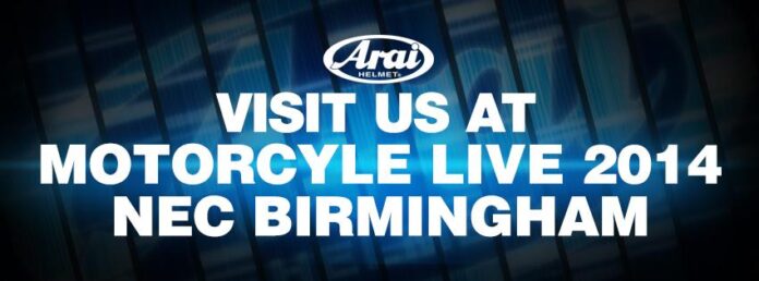 Arai at Motorcycle Live 2014