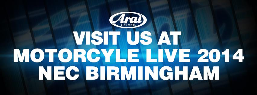 Arai at Motorcycle Live 2014