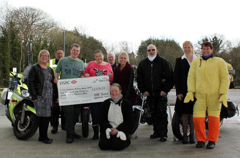 BONE-shaker MARROW-thon charity ride raises £2000