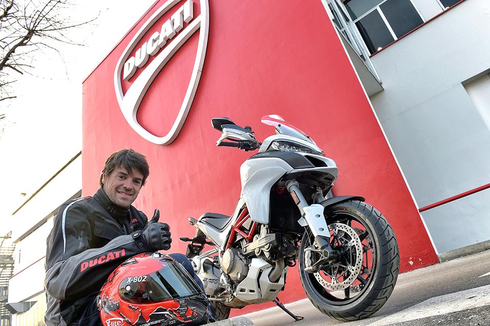 Carlos Checa chooses the new Ducati Multistrada 1200