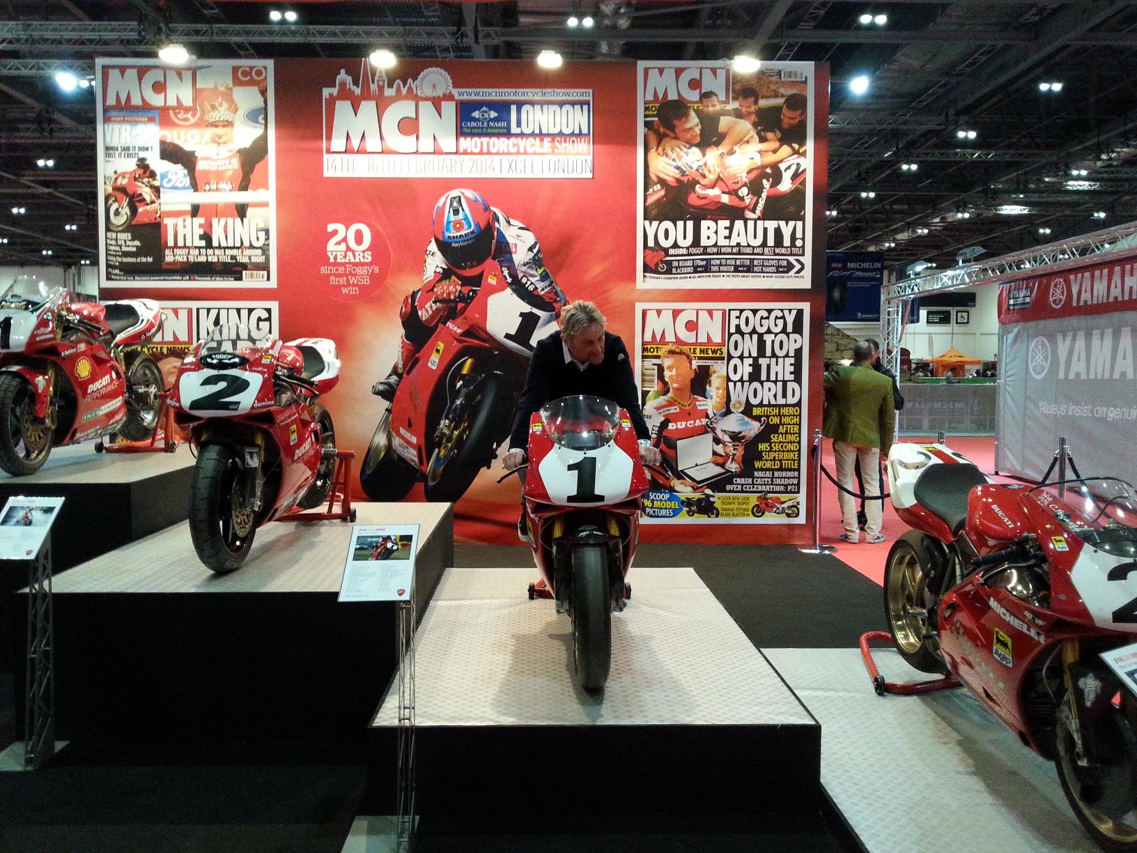 Ducati star at MCN London Motorcycle Show