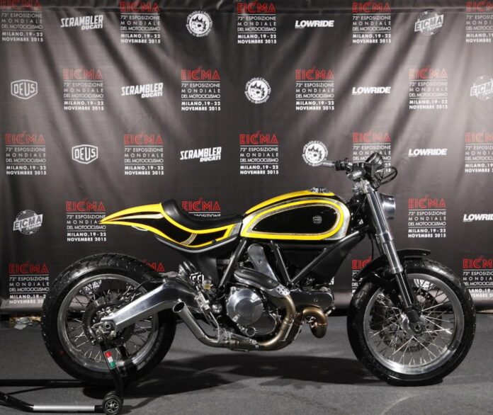 EICMA presents the Ducati Scrambler built by Radikal Chopper