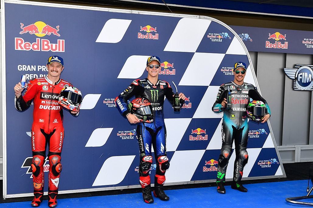 Quartararo, Morbidelli, Miller: Jerez Front Row Split By A Tenth