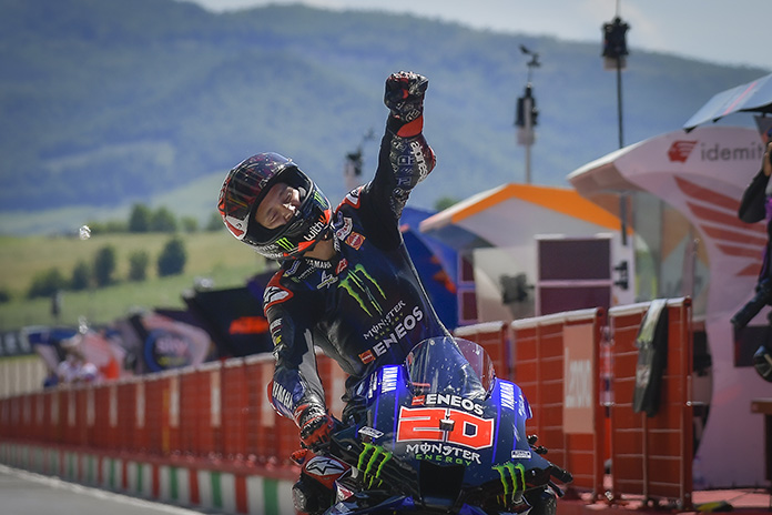 Quartararo takes emotional win at Mugello and extends his lead