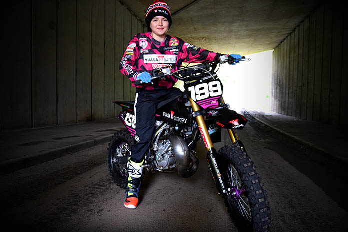 Rising Motocross Star 11-year Old Olivia Reynolds Gets Yuasa’s Backing