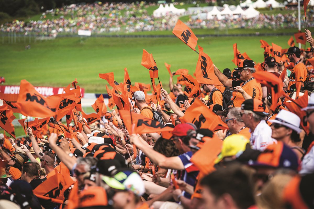 Silverstone MotoGP Round Hosts KTM Fan Stand