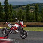 Special preview of new Hypermotard SP colour scheme at WDW2014