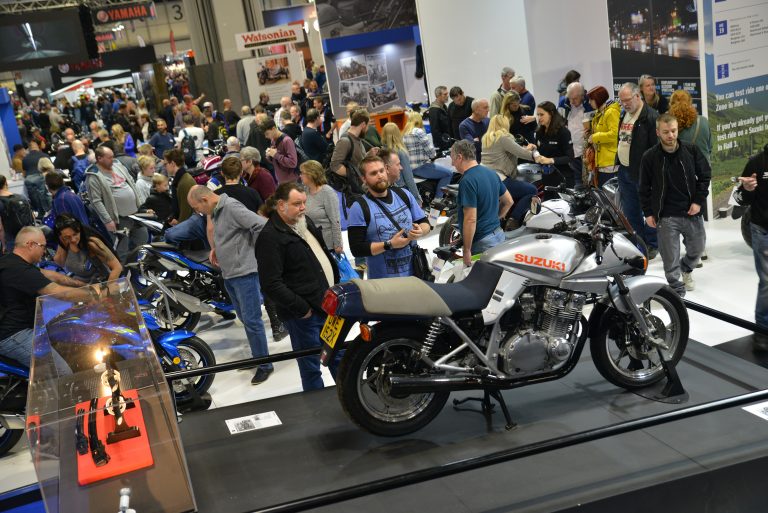 Suzuki raises over £4000 for charity at Motorcycle Live