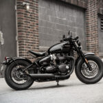 The Triumph Bonneville Bobber Black