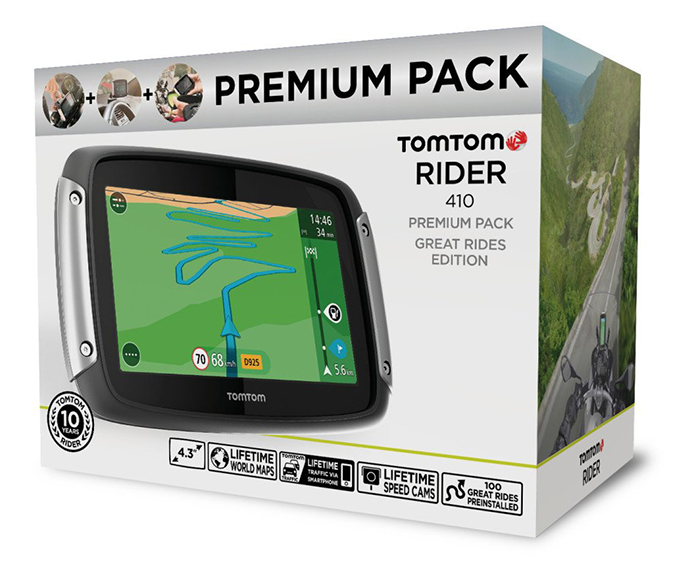 TomTom RIDER 410 Great Rides Edition Launched