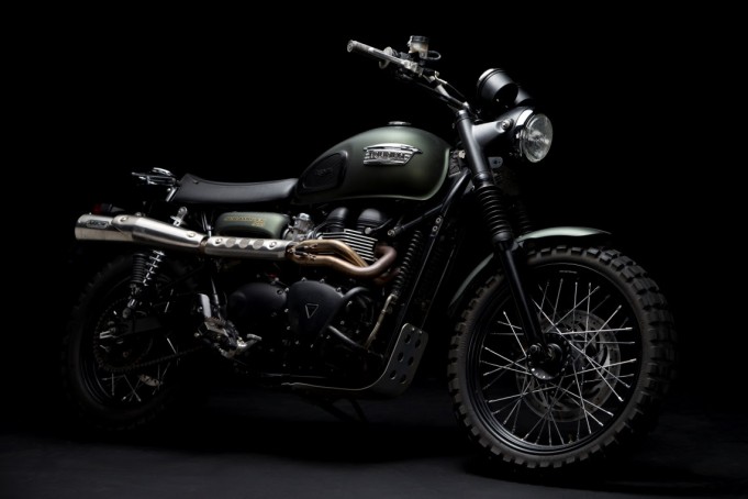 Triumph to Auction Chris Pratt’s Jurassic World Scrambler in support of The Distinguished Gentleman’s Ride