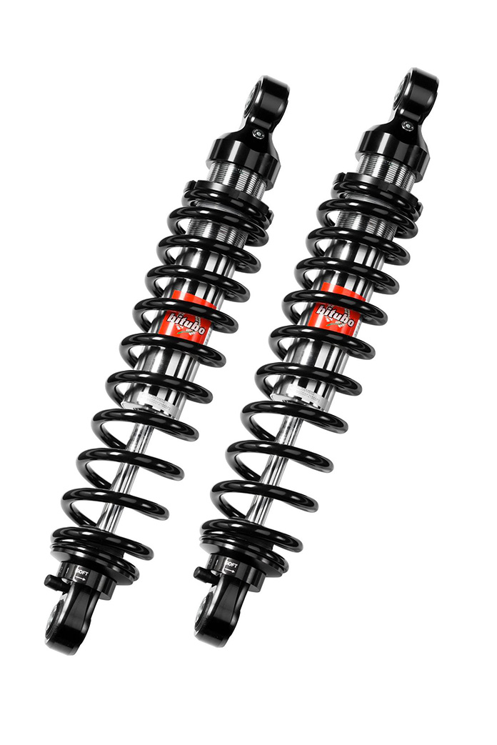 Two new types of twinshocks for Harley Davidson & Café Racers