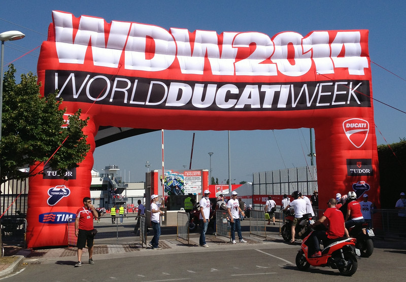 Warming up for World Ducati Week 2014