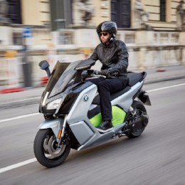 BMW Motorrad demonstrates C evolution scooter at CENEX 2016