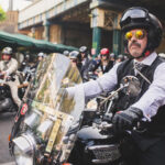 Bikes, blazers, beards and banter give a two-fingered salute to prostate cancer