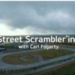 Carl Fogarty returns to Speedway on Triumph Street Scrambler