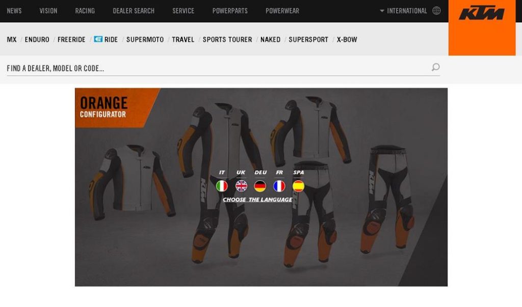 Customise IT! Customised KTM Leather Combi by Gimoto Available Online