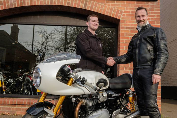 Distinguished Gentleman Wins New Triumph Thruxton R