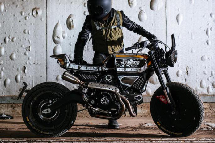 Ducati Scrambler and Pirelli together for the special edition by Vibrazioni® Art Design