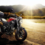 Go further with free fuel and top box on Suzuki SV650