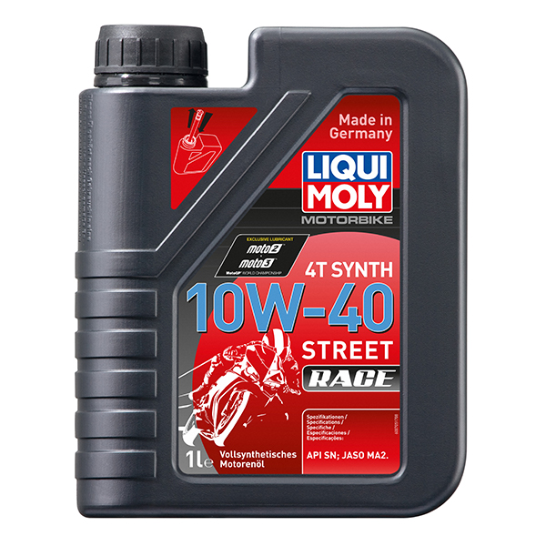 Liqui Moly – Oil 4-Stroke – Fully Synth – Street Race – 10w-40