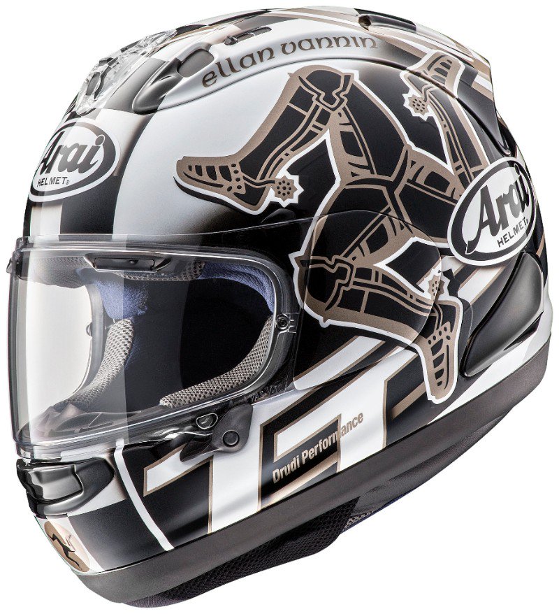 Revealed Arai RX-7V IOM TT 2017 Ltd Edition Helmet