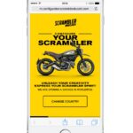 Select and personalise a bike with the brand new Ducati Scrambler configurator