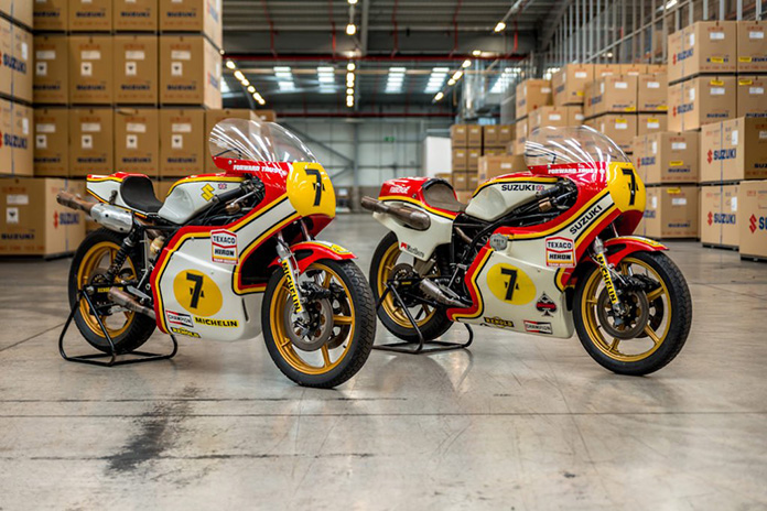 Suzuki Celebrates Barry Sheene ’s World Titles at Olivers Mount