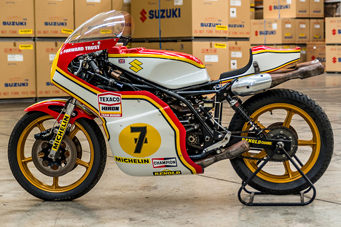 Suzuki restores Barry Sheene 1976 world championship-winning XR14