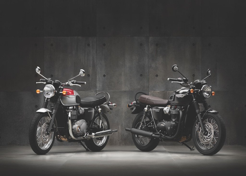 The new Triumph Bonneville T120 and T120 Black